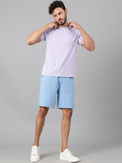 Kotty Blue Mid-Rise Regular Shorts