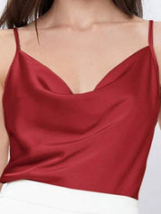 Kotty Cowl Neck Satin Top