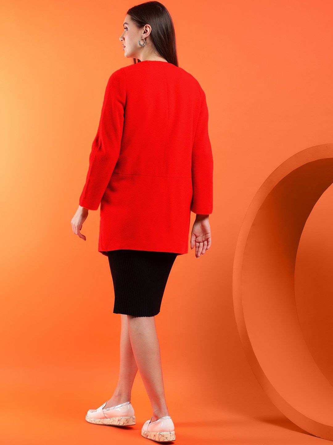 Kotty Women  Notched Lapel Overcoat