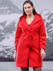 Kotty Women Hooded Overcoat