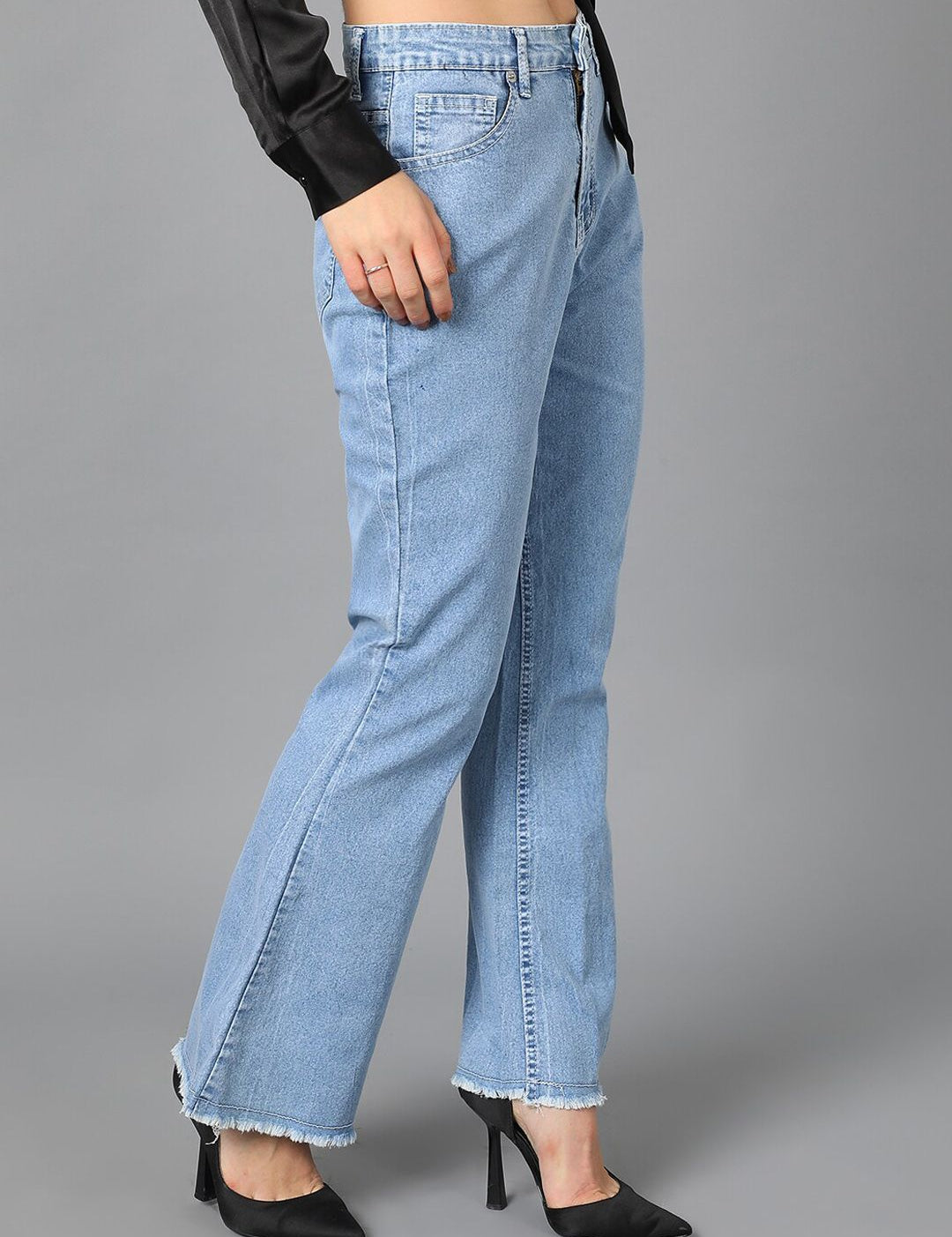 Kotty Women Jean Bootcut Cotton Stretchable Jeans