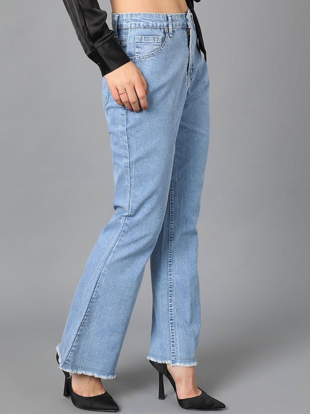 Kotty Women Jean Bootcut Cotton Stretchable Jeans