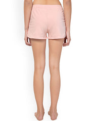 Kotty Women Pink Graphic Printed Lounge Shorts