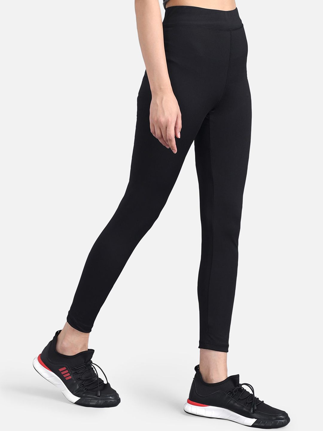 Kotty Women Black Solid Tights