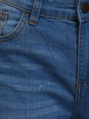 Kotty Women Blue Skinny Fit Mid-Rise Clean Look Jeans