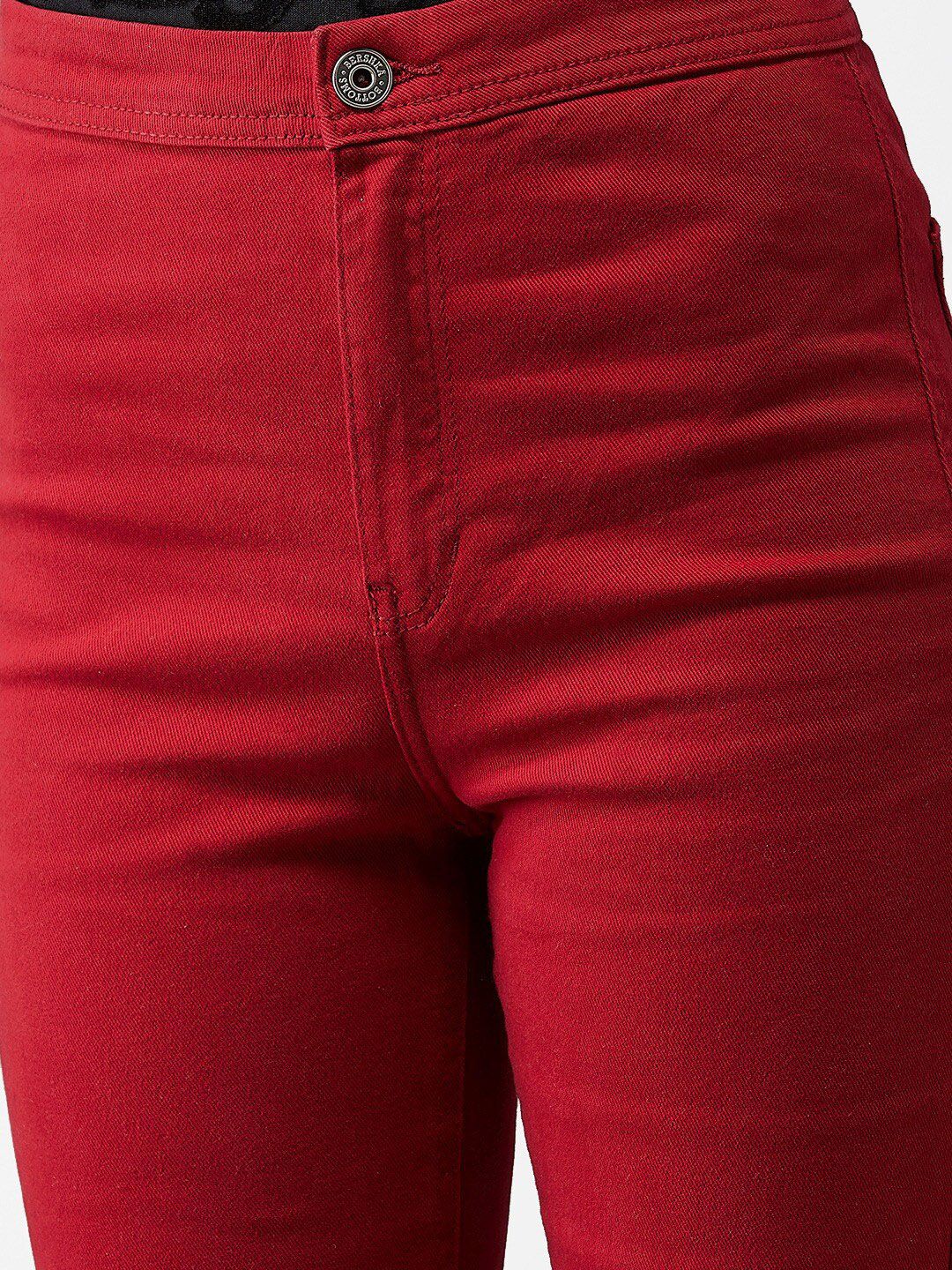 Kotty Women Maroon Skinny Fit Jeans