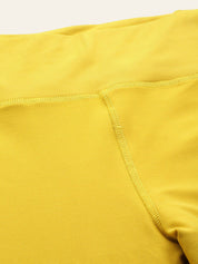 Kotty Women Lemon Yellow High-Rise Sports Bra & Tights