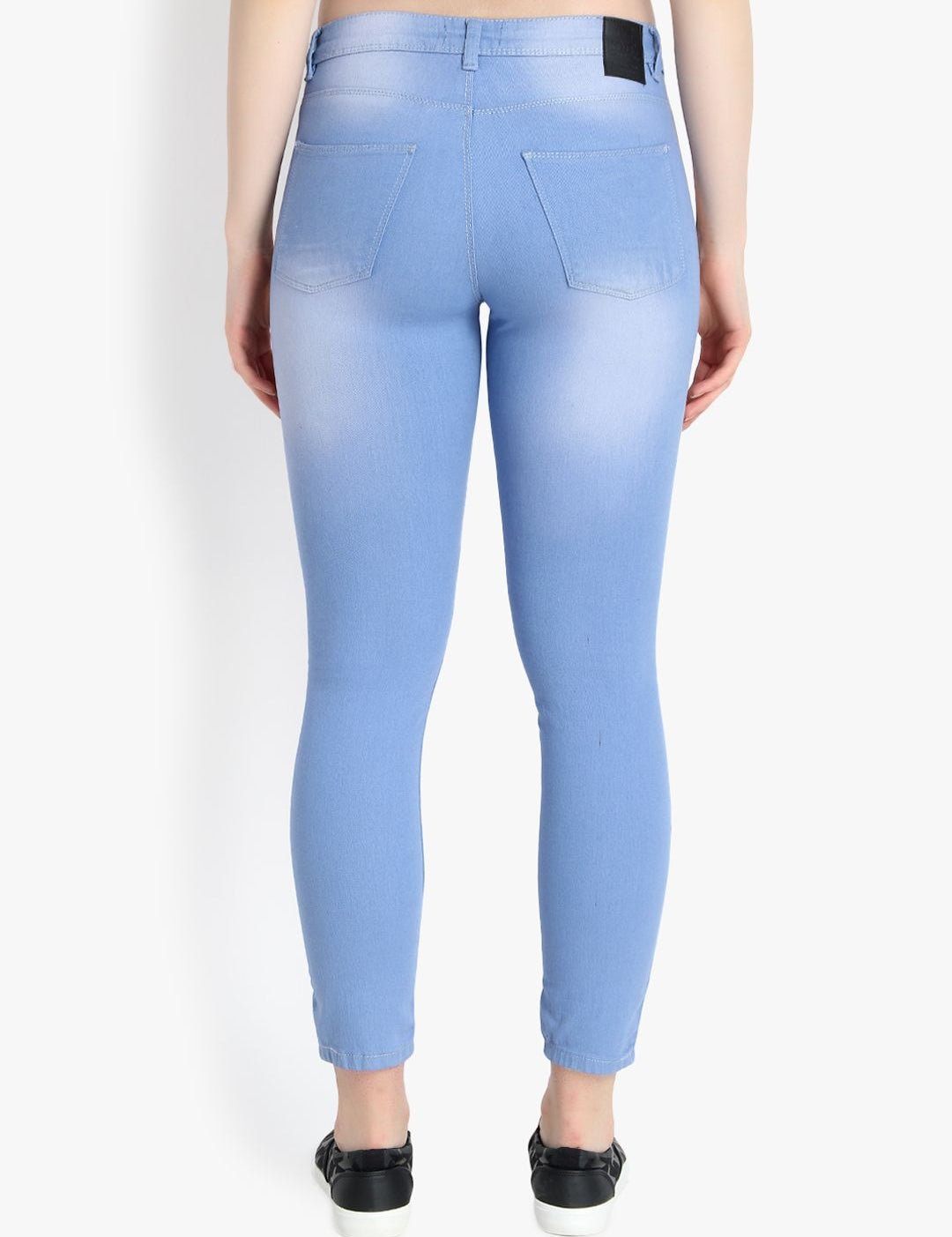 Kotty Women Blue Skinny Fit High-Rise Clean Look Stretchable Jeans