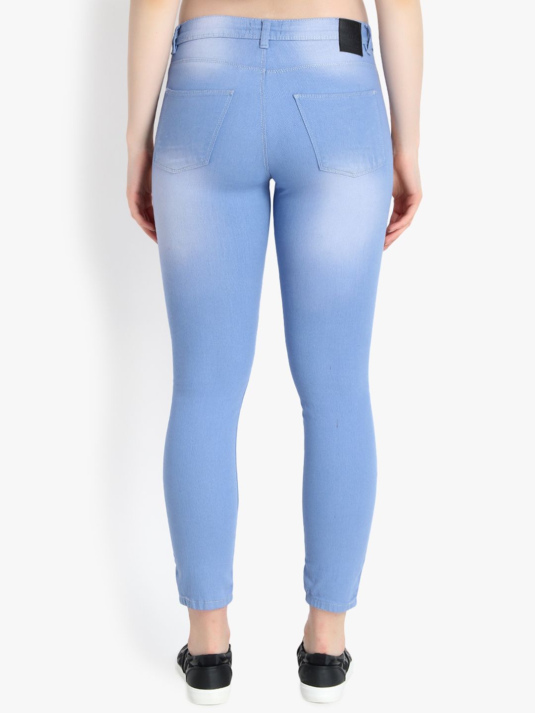 Kotty Women Blue Skinny Fit High-Rise Clean Look Stretchable Jeans