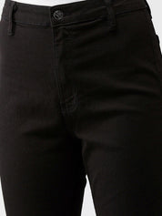 Kotty Women Black Skinny Fit High-Rise Clean Look Jeans