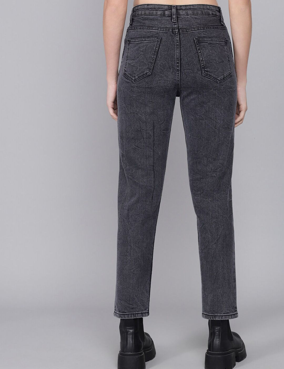 Kotty Women Blue High-Rise Mildly Distressed Jeans