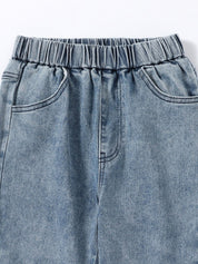 Kotty Girls Blue & White Jean Light Fade Jeans