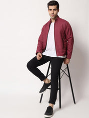 Kotty Men Maroon Outdoor Padded Jacket
