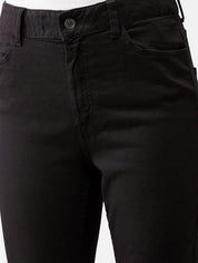 Kotty Women Black Skinny Fit High-Rise Clean Look Jeans