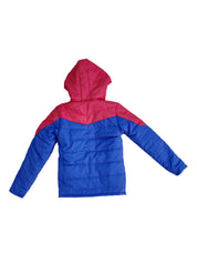 Kotty Boys Blue Red Colourblocked Puffer Jacket