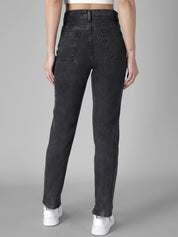 Kotty Women Black Skinny Fit High-Rise Clean Look Jeans