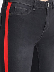 Kotty Women Black Skinny Fit High-Rise Clean Look Jeans