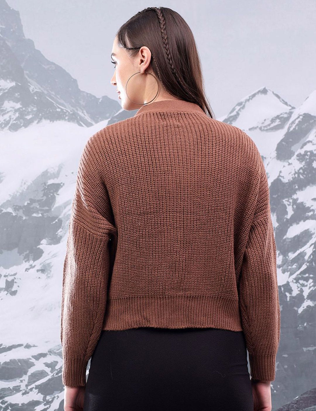 Kotty Women Cotton Crop Sweater