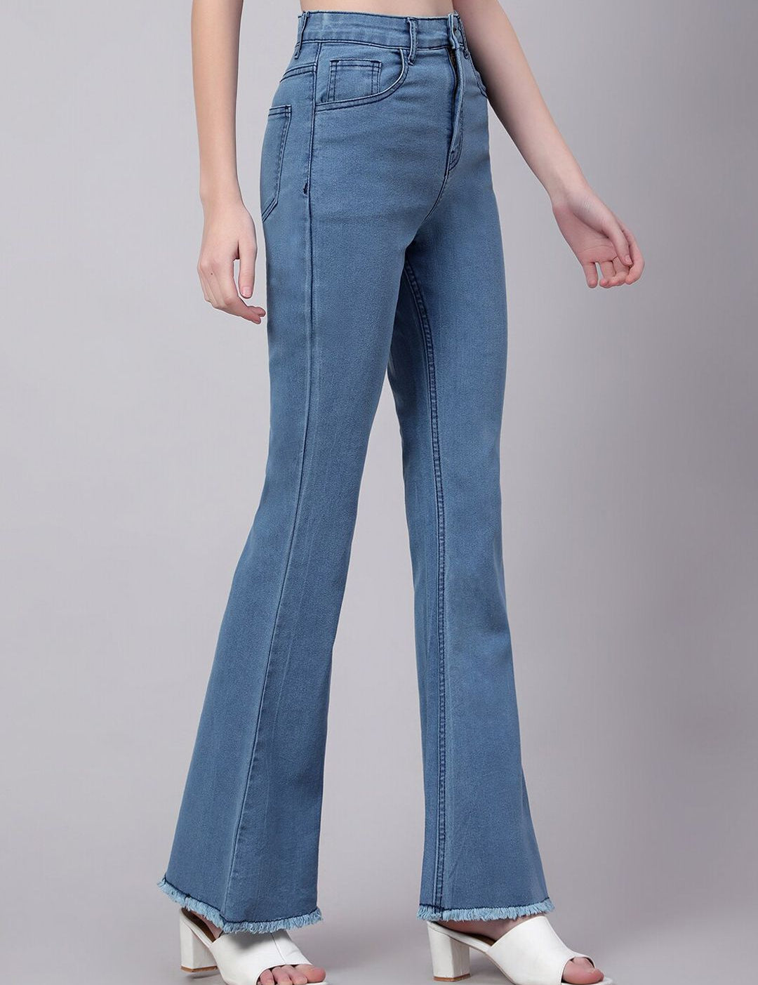 Kotty Women Bootcut High-Rise Stretchable Jeans