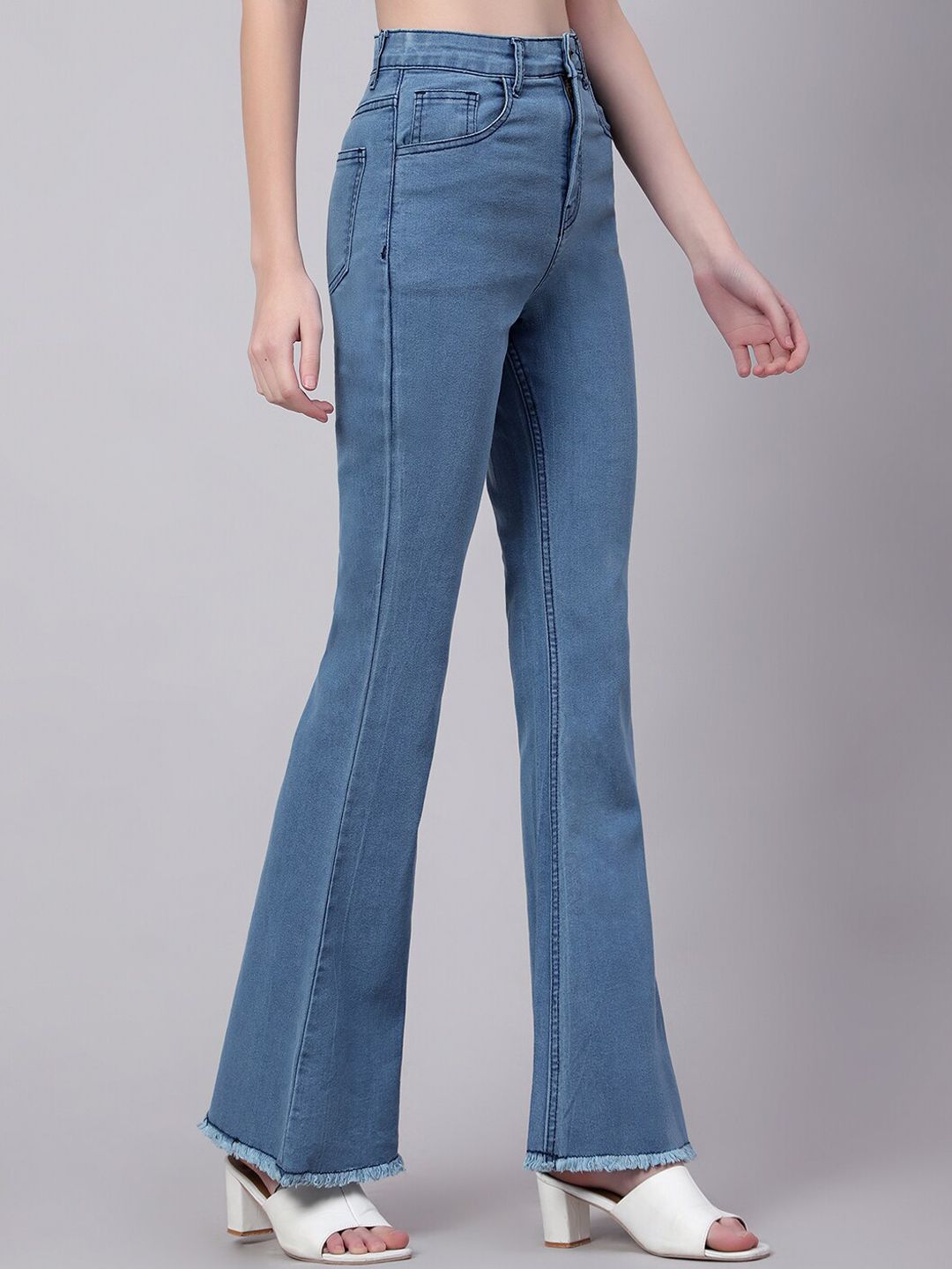 Kotty Women Bootcut High-Rise Stretchable Jeans