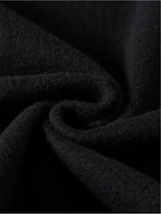 Kotty Typography Printed Fleece Pullover Sweatshirt