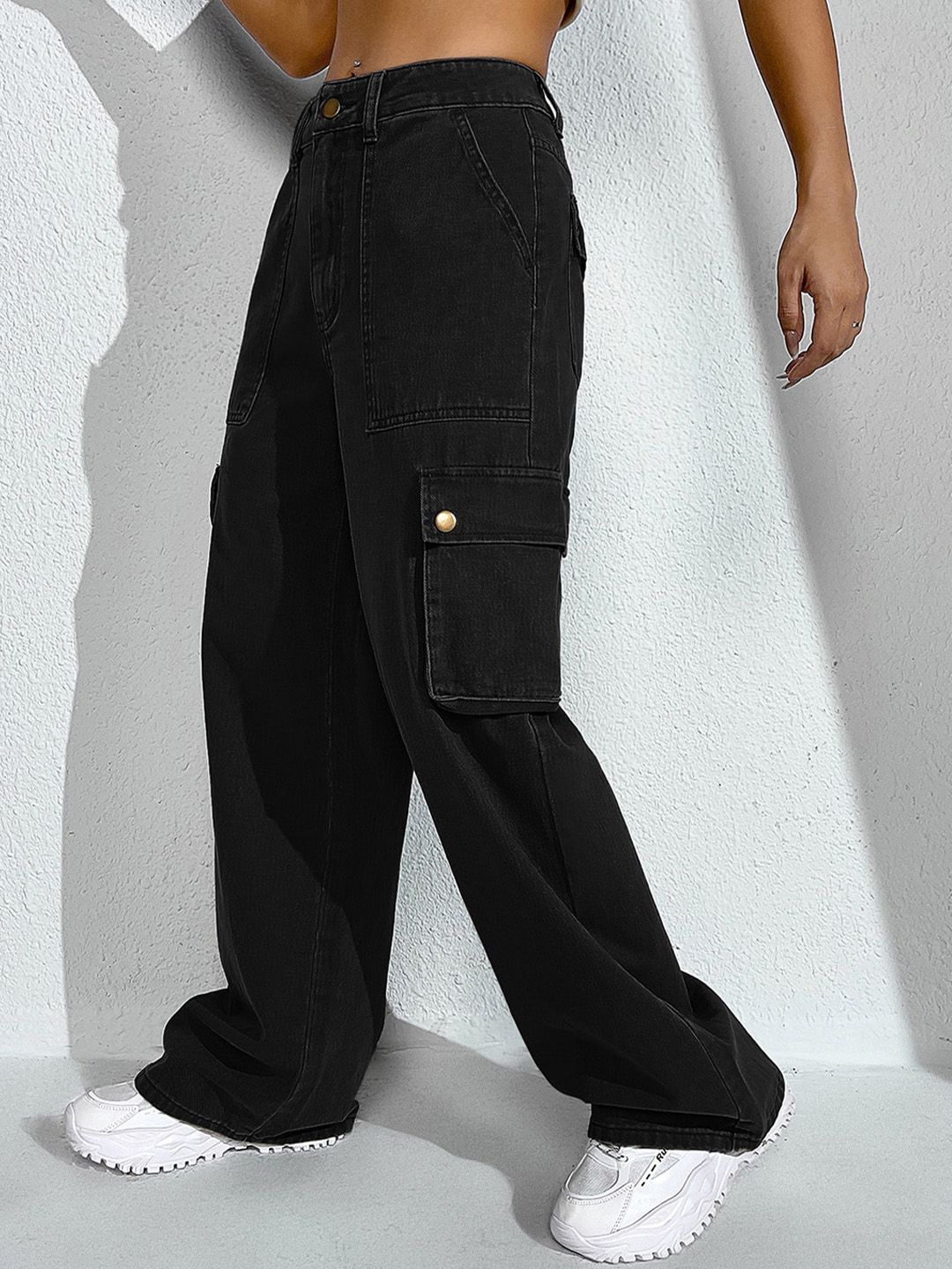 Kotty Women Jean Straight Fit High-Rise Stretchable Jeans