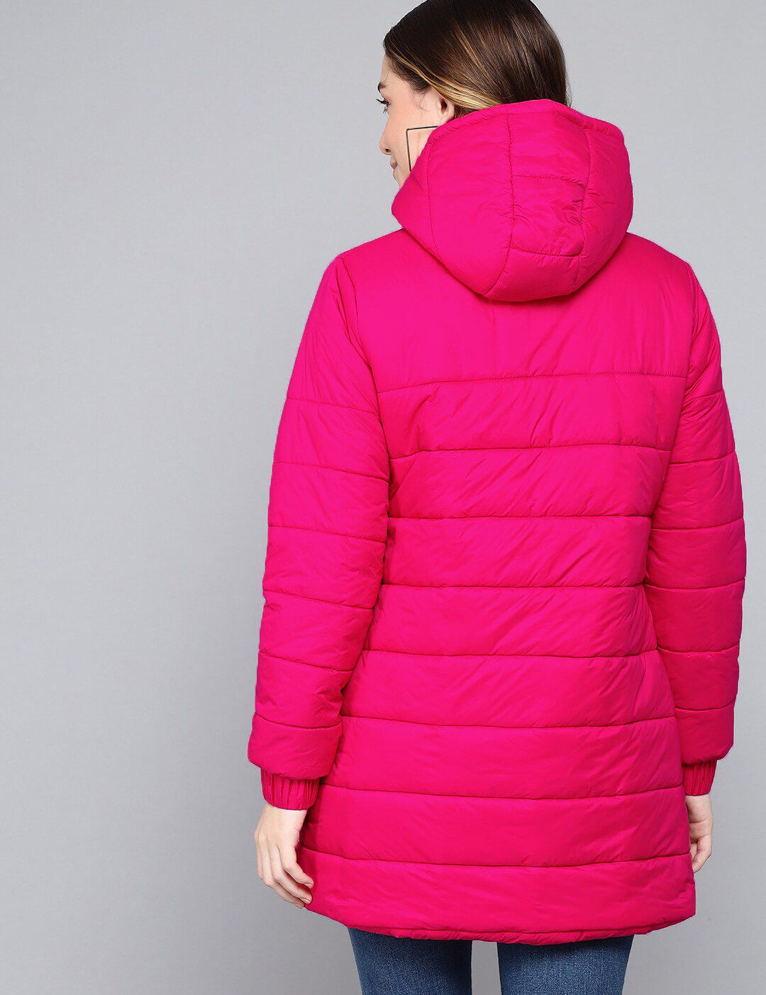 Kotty Women Hooded Longline Puffer Jacket