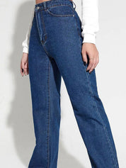 Kotty Women Straight Fit High-Rise Stretchable Jeans