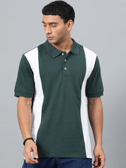 Kotty Men Solid Polo Collar T-shirt