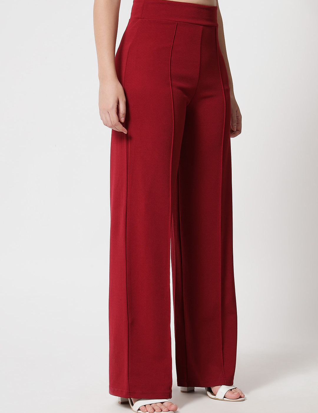 Kotty Women Pack Of 2 Relaxed Straight Leg Easy Wash Straight Fit Parallel Trousers