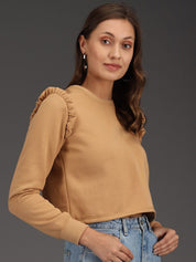 Kotty Women Beige Sweatshirt