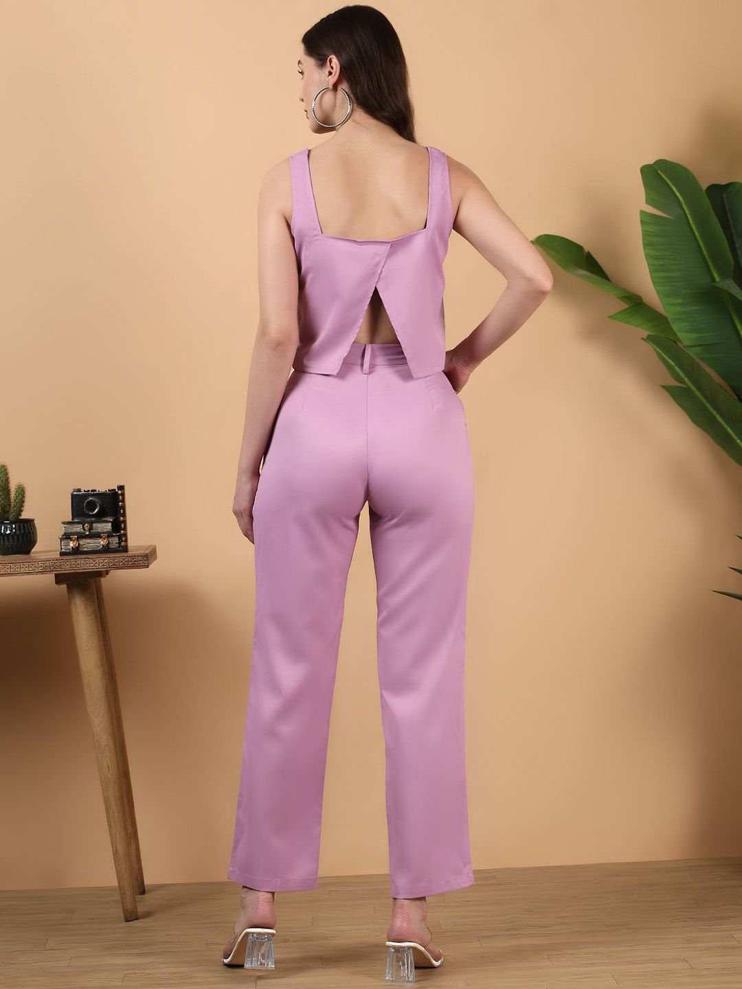 Kotty Sleeveless Crop Top With Trouser 