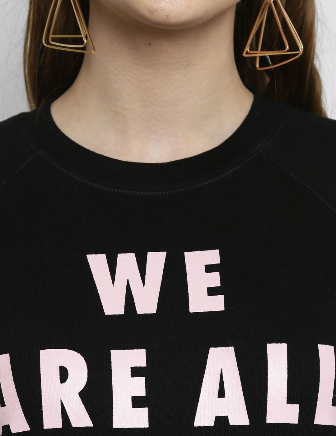 Kotty Women Black Printed Sweatshirt