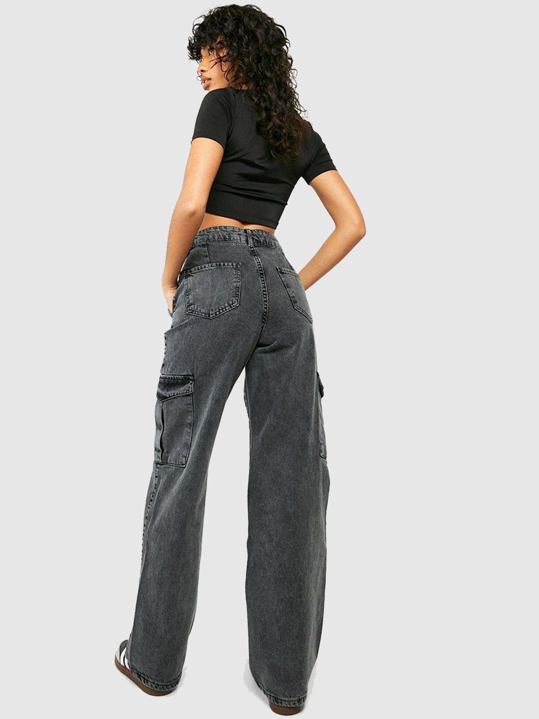 Kotty Women Jean High-Rise Clean Look Stretchable Cotton Jeans