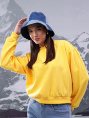 Kotty Women Long Sleeved Riibbed Sweatshirt