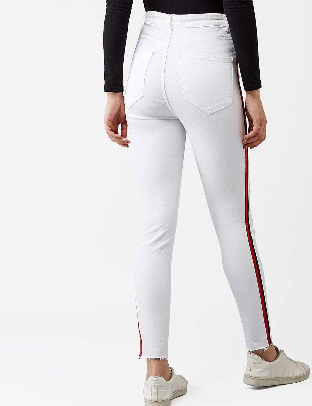 Kotty Women White Skinny Fit Jeans