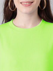 KOTTY Basics Basics Round Neck Drop-Shoulder Sleeves Oversized T-shirt