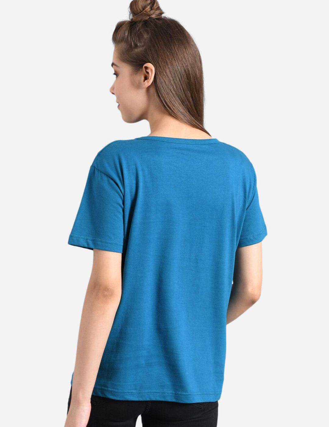 Kotty Women Pack Of 2 Multicoloured Printed Round Neck T-shirts