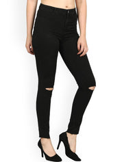 Kotty Girls Jean Skinny Fit Slash Knee Stretchable Jeans