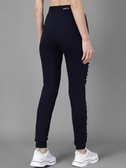 Kotty Women Navy Blue & White Printed Joggers