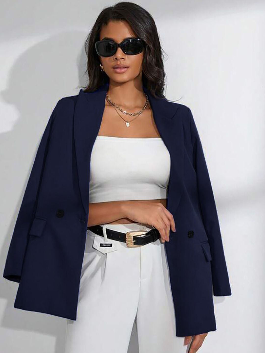 Kotty Double-Breasted Casual Blazer