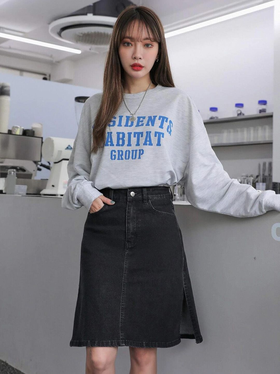 Kotty A-Line Denim Skirt