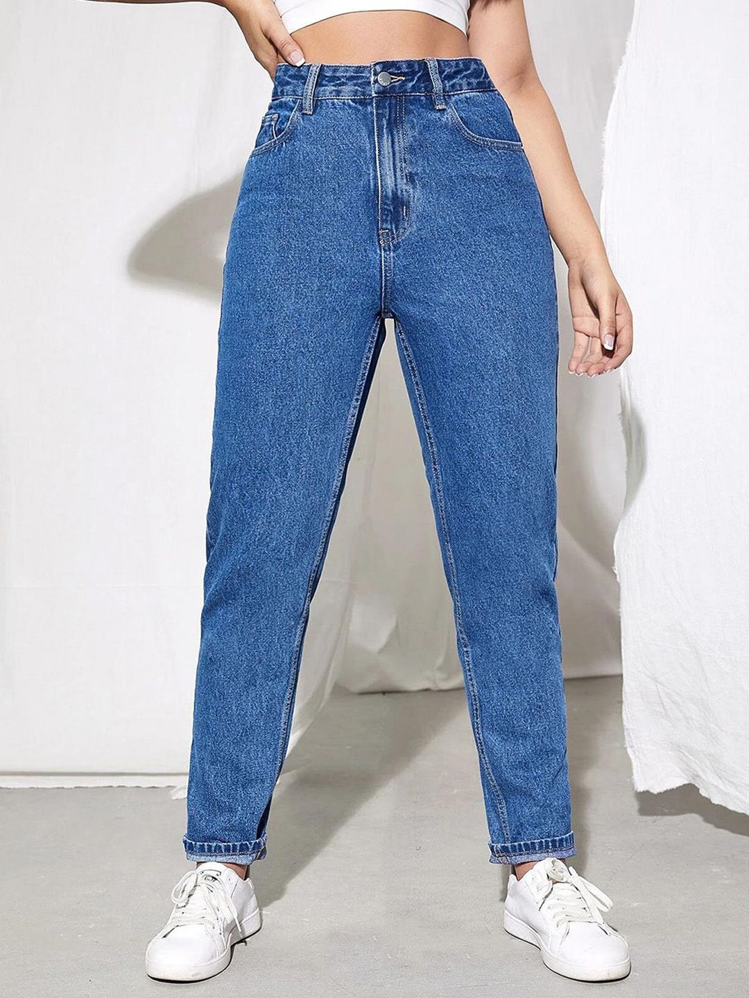 Kotty Women Blue Jean Slim Fit High-Rise Stretchable Jeans