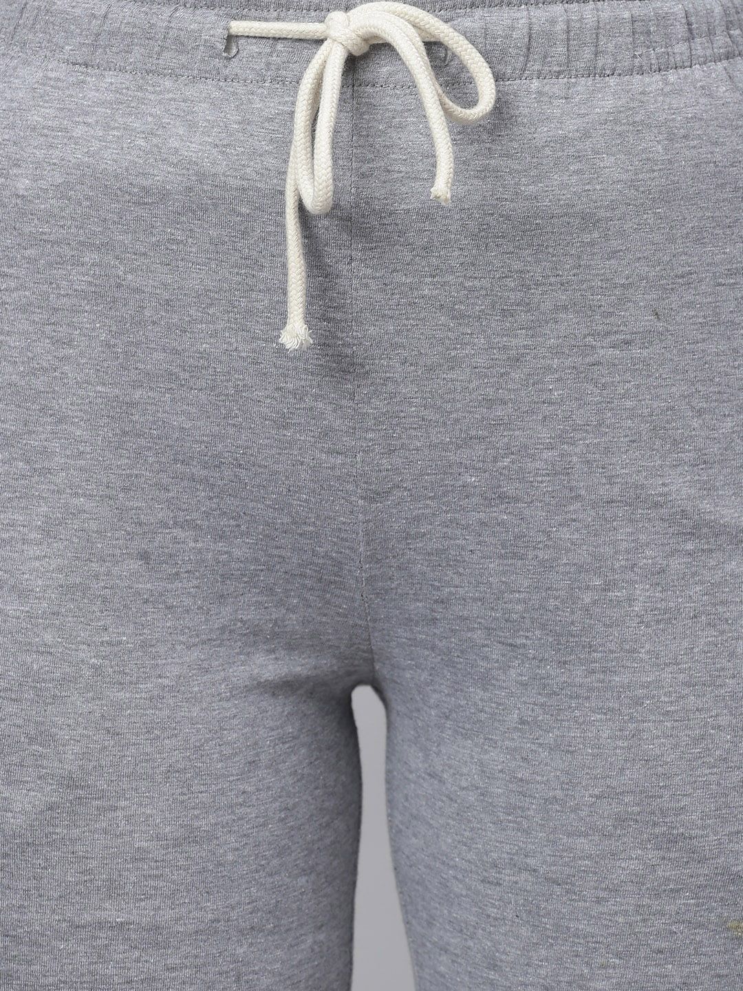 Kotty Women Grey Solid Straight-Fit Joggers
