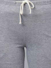 Kotty Women Grey Solid Straight-Fit Joggers