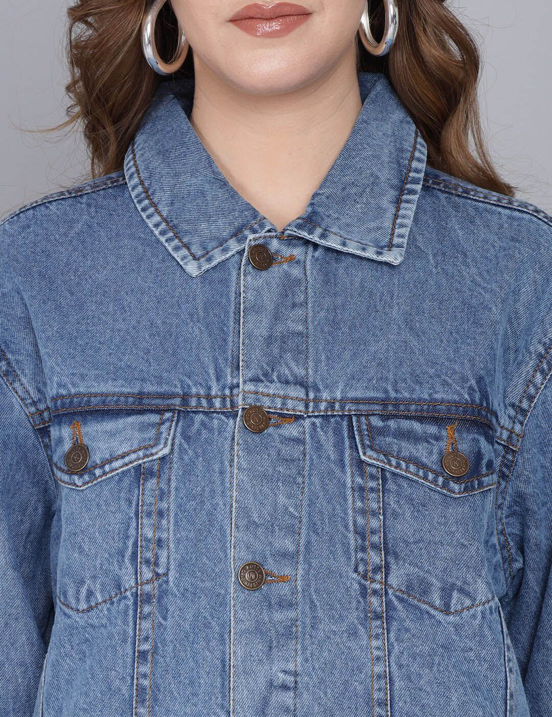 Kotty Women Blue Denim Jacket