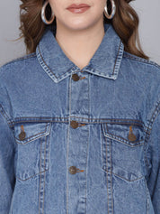 Kotty Women Blue Denim Jacket