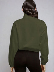 Kotty Women Turtle Neck Pullover Sweatshirt