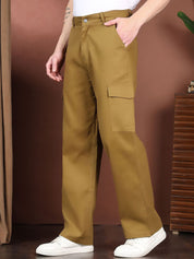 Kotty Men Relaxed Easy Wash Cargos Trousers