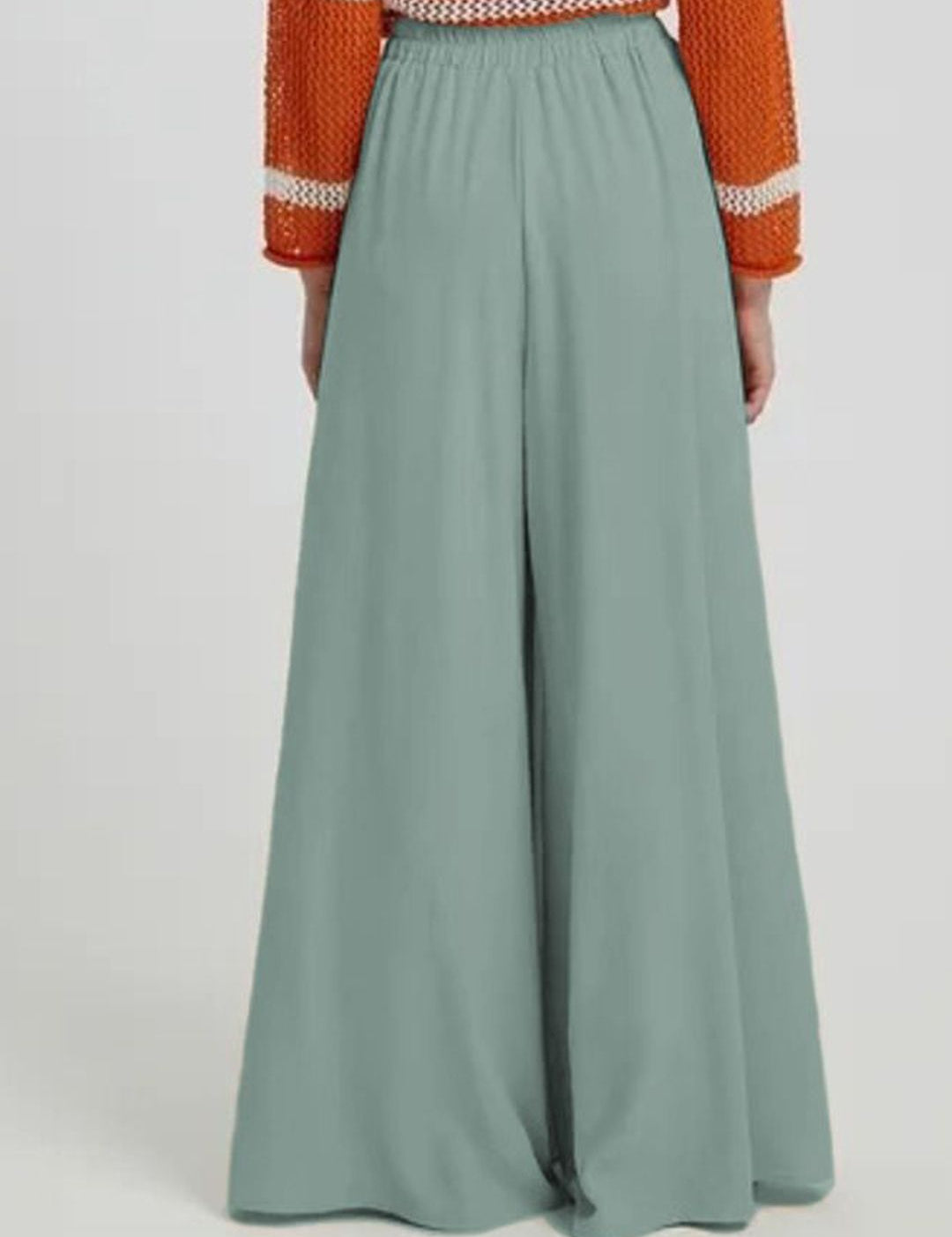 Kotty Women Relaxed Loose Fit High-Rise Wide Leg Trousers